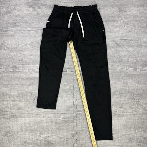 Vuori Pants Mens Small Black Ponto Performance Joggers Athletic Stretch V418 EUC - Picture 2 of 7
